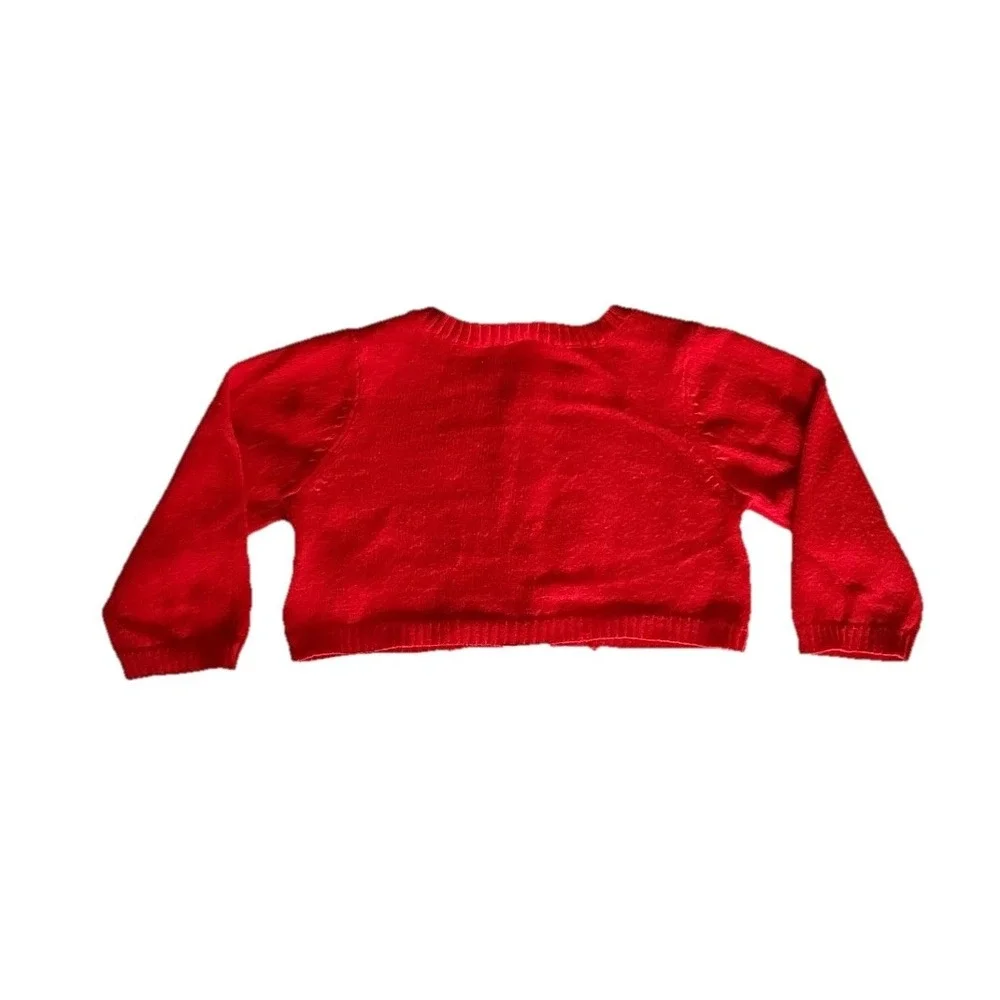 Holiday Dress Bloomers Sweater Christmas Party‎ 3 Piece Red Infant Girls Sz 3M